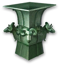 Four-goat Square Zun